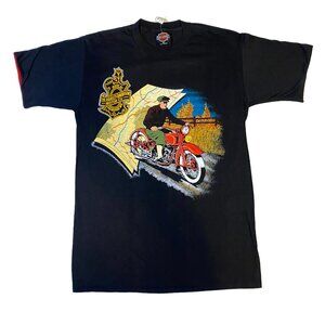 Vintage Harley Davidson T-Shirt Made in USA 90s Style Biker Graphic Tee Sz L